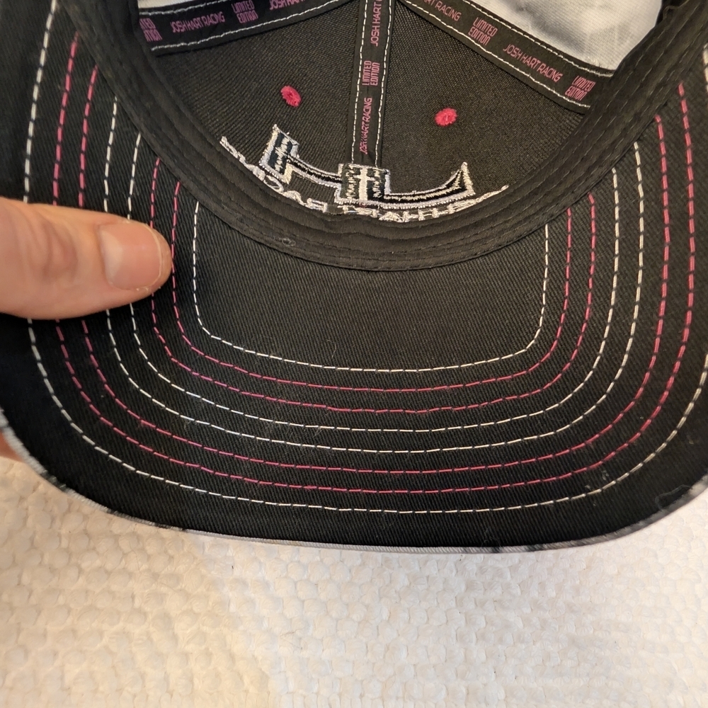 Josh Hart Racing Black and Gray Cap - Picture 4 of 11